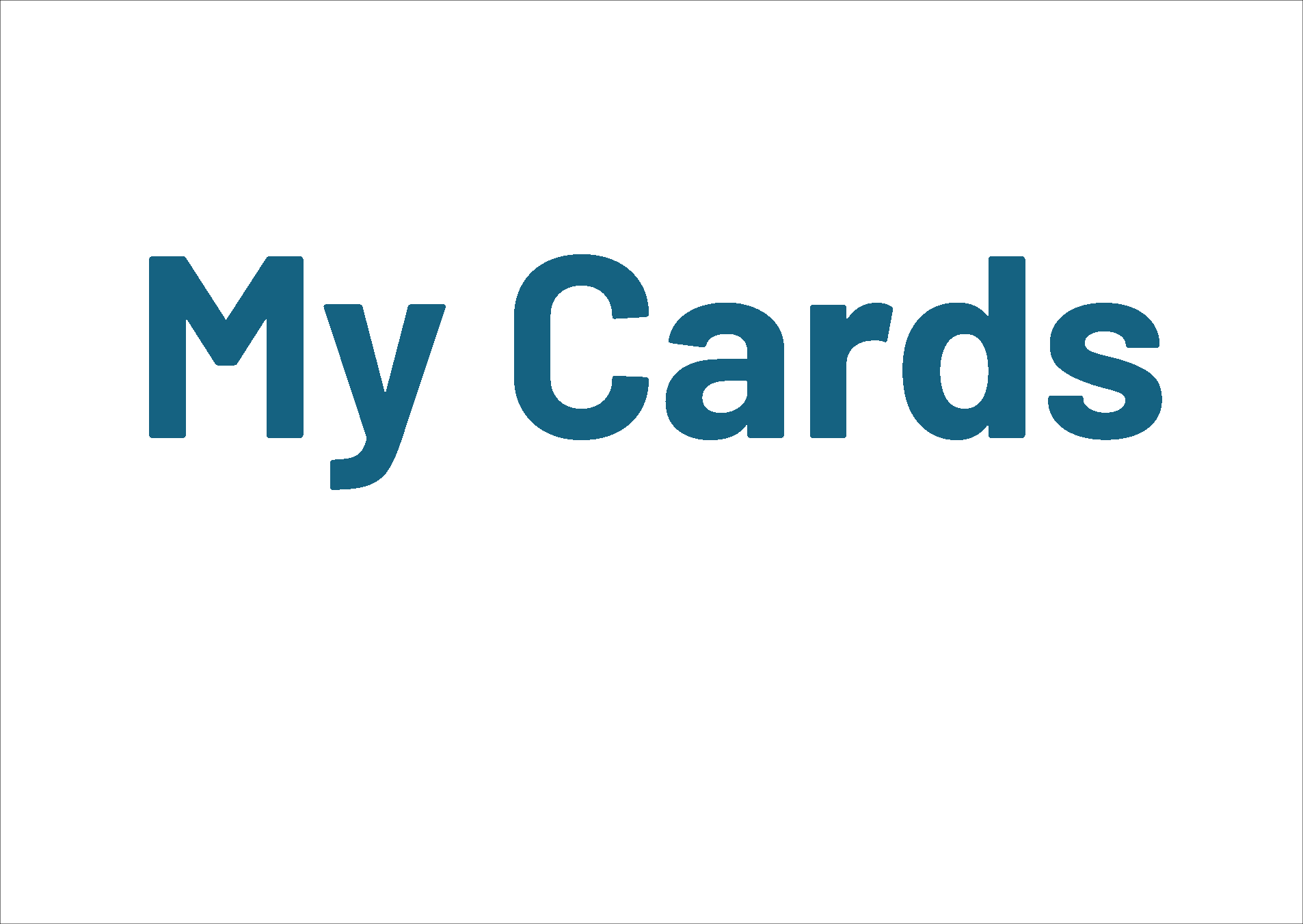 My Cardsv2